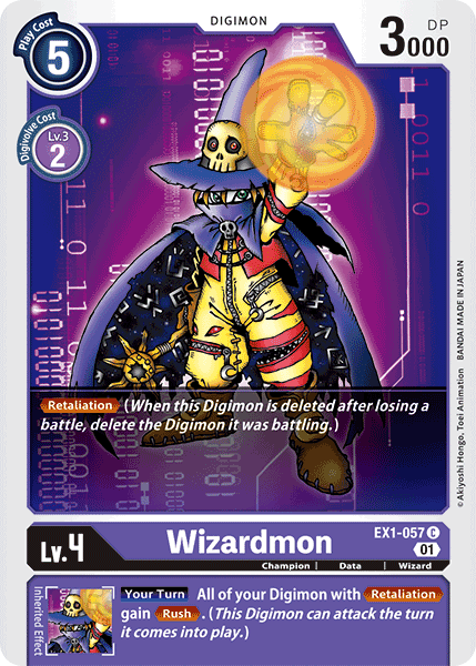 Wizardmon - EX1-057 - Common available at 401 Games Canada