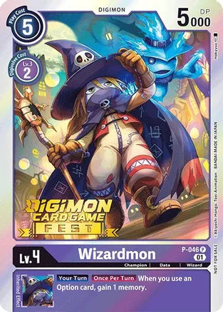 Wizardmon - P-046 - (Digimon Card Game Fest 2022) available at 401 Games Canada