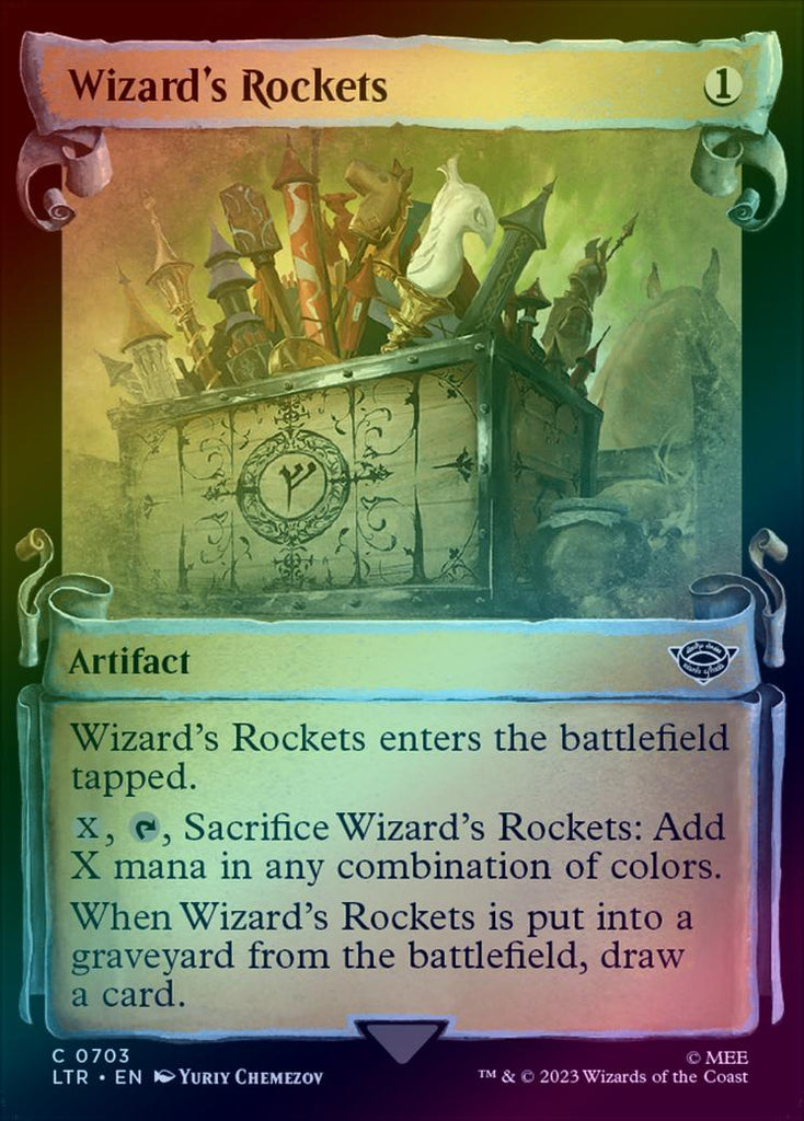 401 Games Canada - Wizard's Rockets - Scroll Showcase (Foil) (LTR)