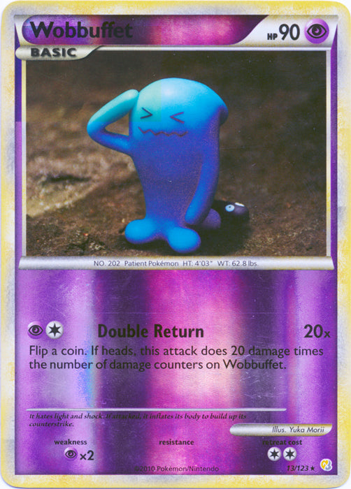 Wobbuffet - 13/123 - Holo Rare - Reverse Holo available at 401 Games Canada