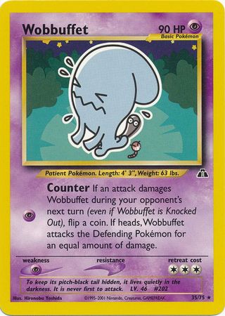 Wobbuffet - 35/75 - Rare - Unlimited available at 401 Games Canada