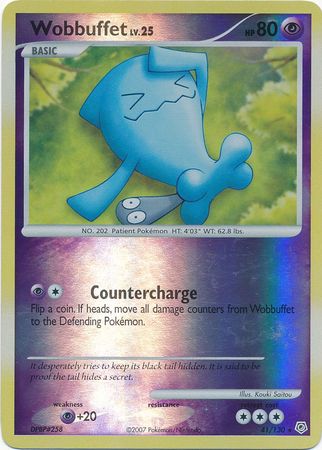 Wobbuffet - 41/130 - Rare - Reverse Holo available at 401 Games Canada