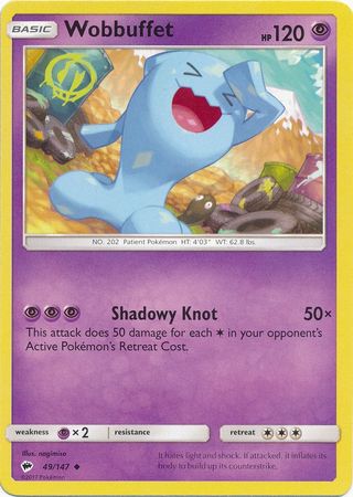 Wobbuffet - 49/147 - Uncommon available at 401 Games Canada