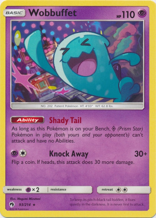 Wobbuffet - 93/214 - Rare available at 401 Games Canada