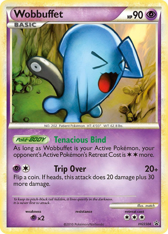 Wobbuffet - HGSS04 - Holo Promo available at 401 Games Canada