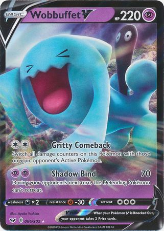 Wobbuffet V - 086/202 - Ultra Rare available at 401 Games Canada