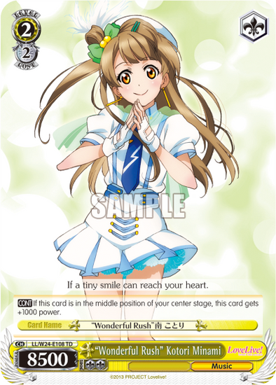 "Wonderful Rush" Kotori Minami - LL/W24-E108 - Trial Deck available at 401 Games Canada