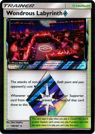 Wondrous Labyrinth Prism Star - 158/181 - Holo Rare available at 401 Games Canada