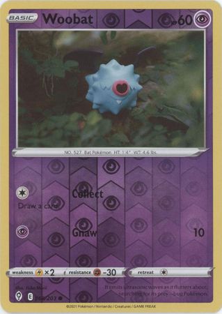 pokemon woobat card 401 Games Canada - Woobat - 068/203 - Common