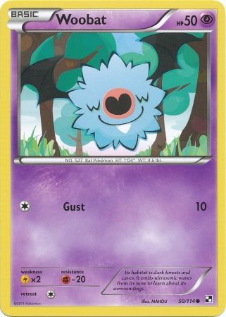 Woobat - 50/114 - Common available at 401 Games Canada