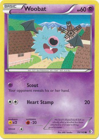 Woobat - 70/149 - Common available at 401 Games Canada