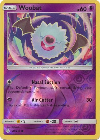 Woobat - 87/236 - Common - Reverse Holo available at 401 Games Canada
