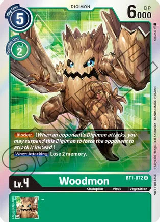 Woodmon - BT1-072 - (Event Pack 1 Alternate Art) available at 401 Games Canada