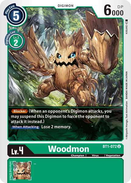 Woodmon - BT1-072 - Uncommon available at 401 Games Canada