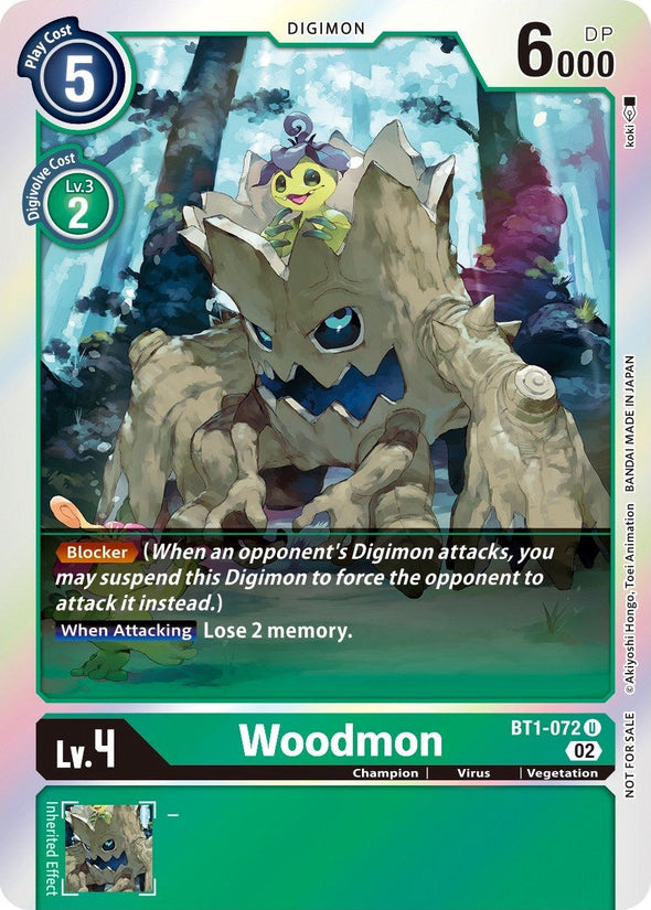 Woodmon (Official Tournament Pack Vol. 6) - Release Special Booster (BT01-03) available at 401 Games Canada