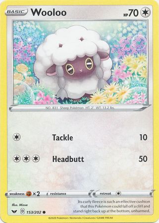 Wooloo - 153/202 - Common available at 401 Games Canada