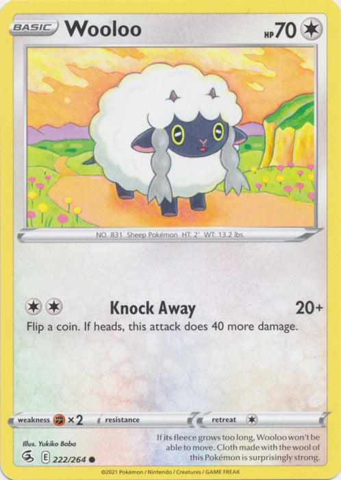 Wooloo - 222/264 - Common available at 401 Games Canada