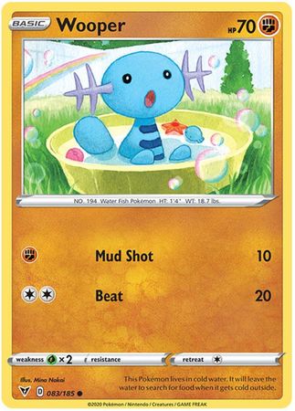 Wooper - 083/185 - Common available at 401 Games Canada