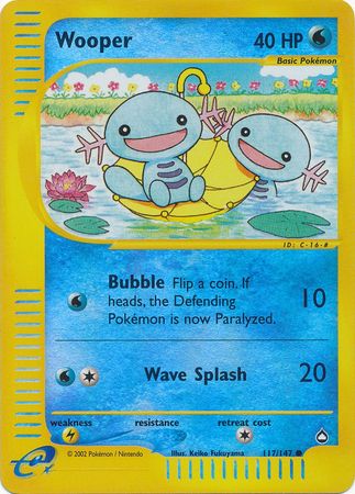 Wooper - 117/147 - Common - Reverse Holo available at 401 Games Canada