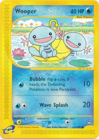 Wooper - 117/147 - Common available at 401 Games Canada