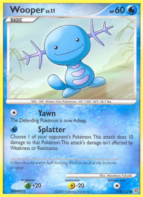 Wooper - 118/132 - Common available at 401 Games Canada