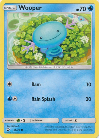 Wooper - 25/70 - Common available at 401 Games Canada