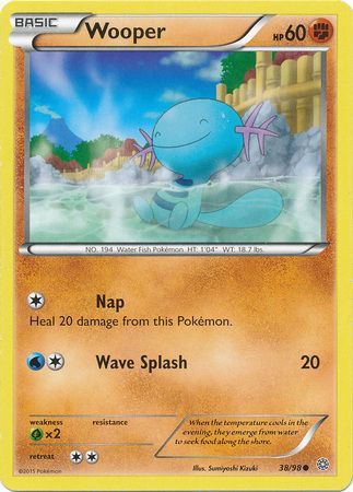 Wooper - 38/98 - Common available at 401 Games Canada