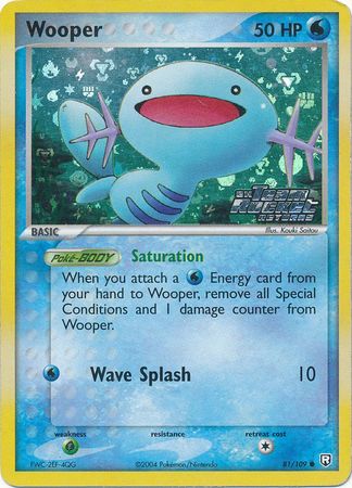 Wooper - 81/109 - Common - Reverse Holo available at 401 Games Canada