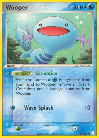 Wooper - 81/109 - Common available at 401 Games Canada