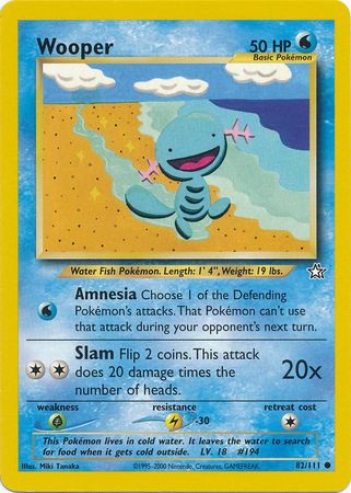 Wooper - 82/111 - Common - Unlimited available at 401 Games Canada