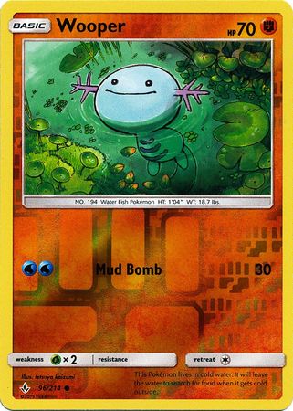 Wooper - 96/214 - Common - Reverse Holo available at 401 Games Canada