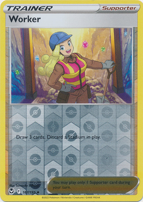 Worker - 167/195 - Uncommon - Reverse Holo available at 401 Games Canada