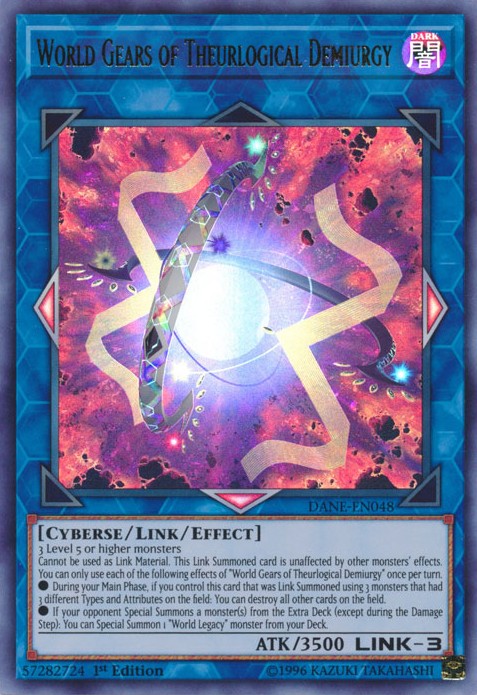 World Gears of Theurlogical Demiurgy - DANE-EN048 - Ultra Rare - 1st Edition available at 401 Games Canada