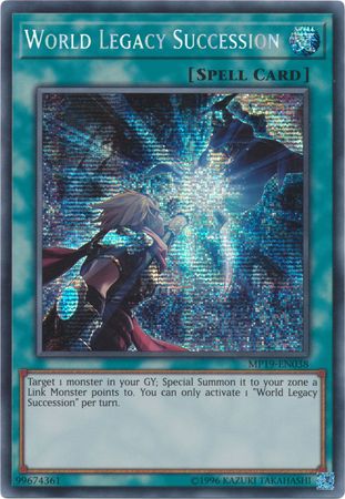 World Legacy Succession - MP19-EN038 - Prismatic Secret Rare - Unlimited available at 401 Games Canada