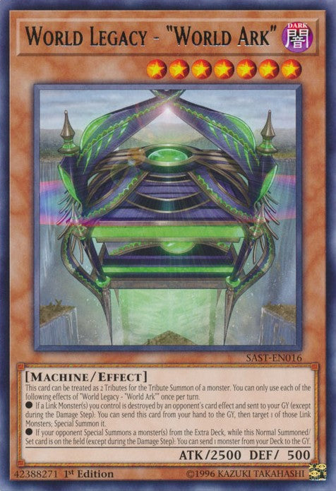 World Legacy - "World Ark" - SAST-EN016 - Rare - 1st Edition available at 401 Games Canada