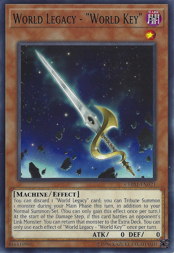 World Legacy - "World Key" - CHIM-EN021 - Common - Unlimited available at 401 Games Canada