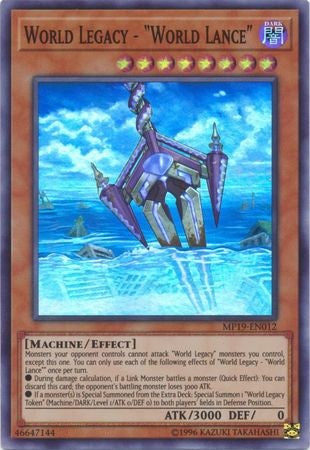 World Legacy - World Lance - MP19-EN012 - Super Rare - Unlimited available at 401 Games Canada