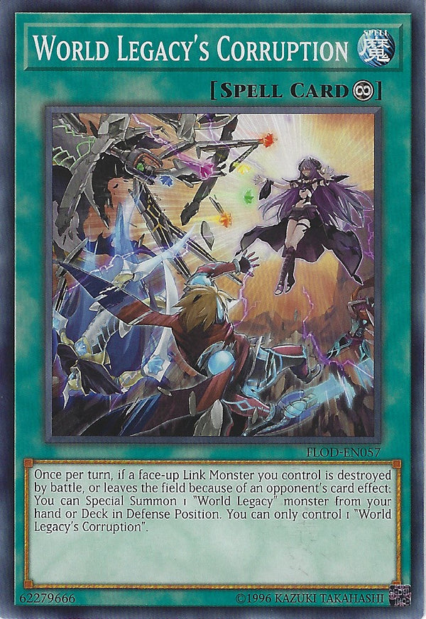 World Legacy's Corruption - FLOD-EN057 - Common - Unlimited available at 401 Games Canada