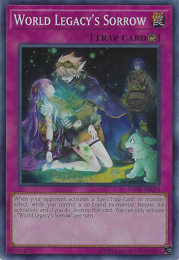 World Legacy's Sorrow - FLOD-EN073 - Super Rare - Unlimited available at 401 Games Canada
