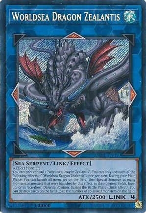 Worldsea Dragon Zealantis - DABL-EN050 - Secret Rare - 1st Edition available at 401 Games Canada