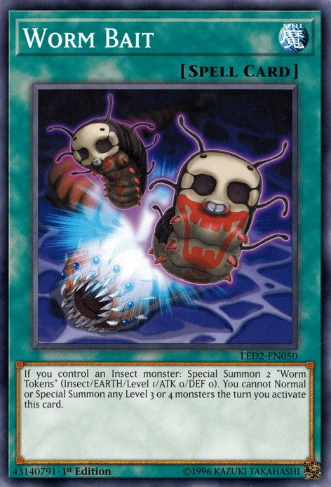 Worm Bait - LED2-EN050 - Common - 1st Edition available at 401 Games Canada