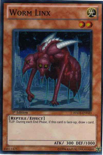 Worm Linx - HA02-EN023 - Super Rare - 1st Edition available at 401 Games Canada