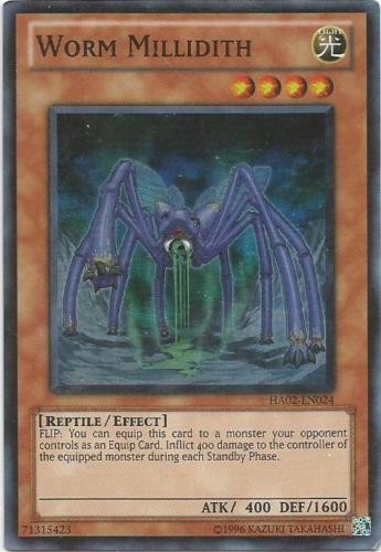 Worm Millidith - HA02-EN024 - Super Rare - Unlimited available at 401 Games Canada