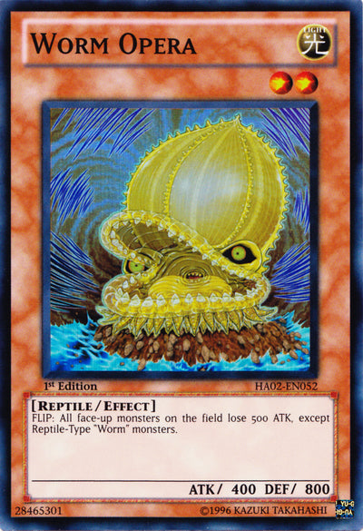Worm Opera - HA02-EN052 - Super Rare - 1st Edition available at 401 Games Canada