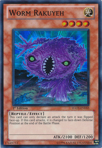 Worm Rakuyeh - HA02-EN055 - Super Rare - 1st Edition available at 401 Games Canada
