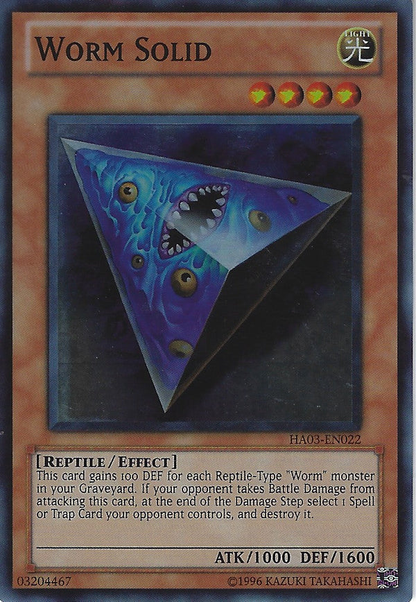 Worm Solid - HA03-EN022 - Super Rare - Unlimited available at 401 Games Canada