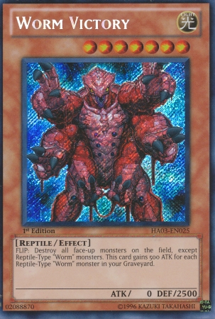 Worm Victory - HA03-EN025 - Secret Rare - 1st Edition available at 401 Games Canada