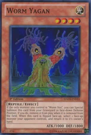 Worm Yagan - HA03-EN055 - Super Rare - 1st Edition available at 401 Games Canada