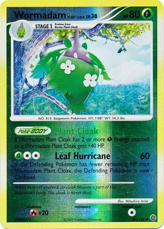 Wormadam Plant Cloak - 41/132 - Rare - Reverse Holo available at 401 Games Canada