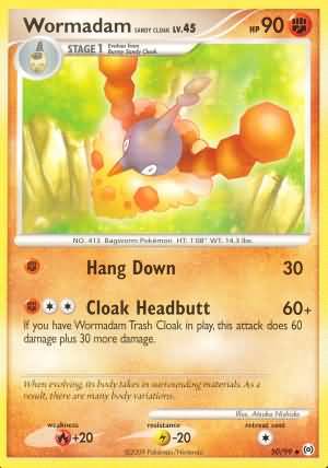 Wormadam Sandy Cloak - 50/99 - Uncommon available at 401 Games Canada